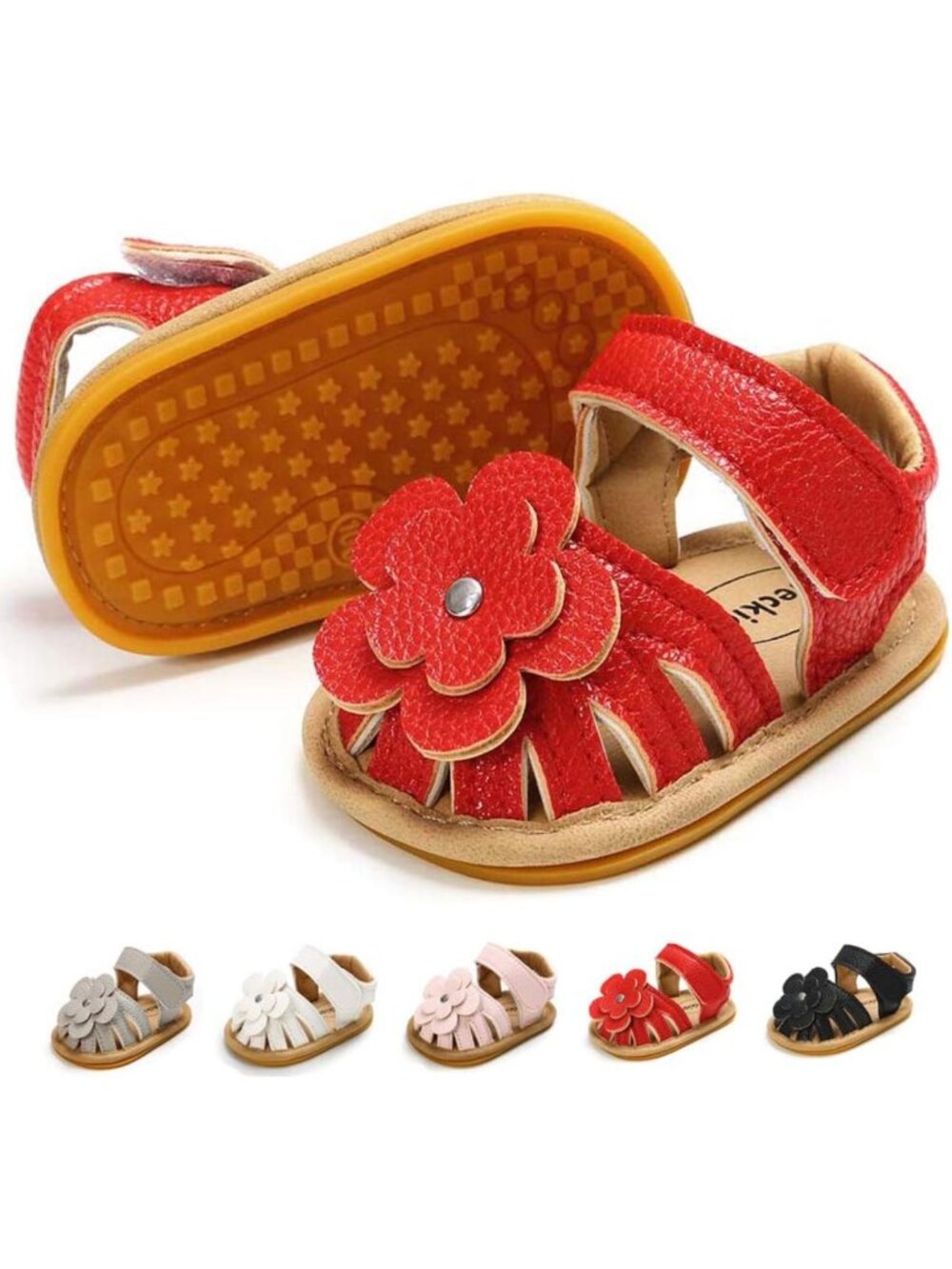 Comfortable Infant Sandals for Baby Girls & Boys - Summer Beach Shoes with